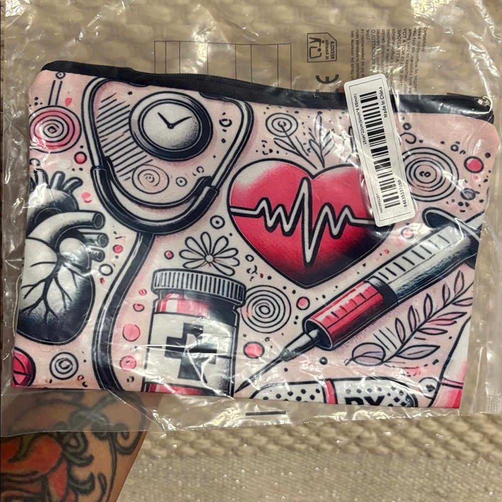 Vibrant Doctor tools Cosmetic Bag